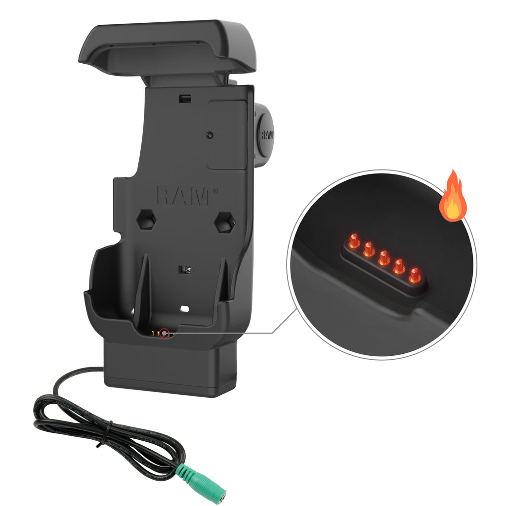 RAM-HOL-HON12PHU:RAM-HOL-HON12PHU_1:RAM® Powered Dock for Honeywell CT40/45/47 - Heated Pins
