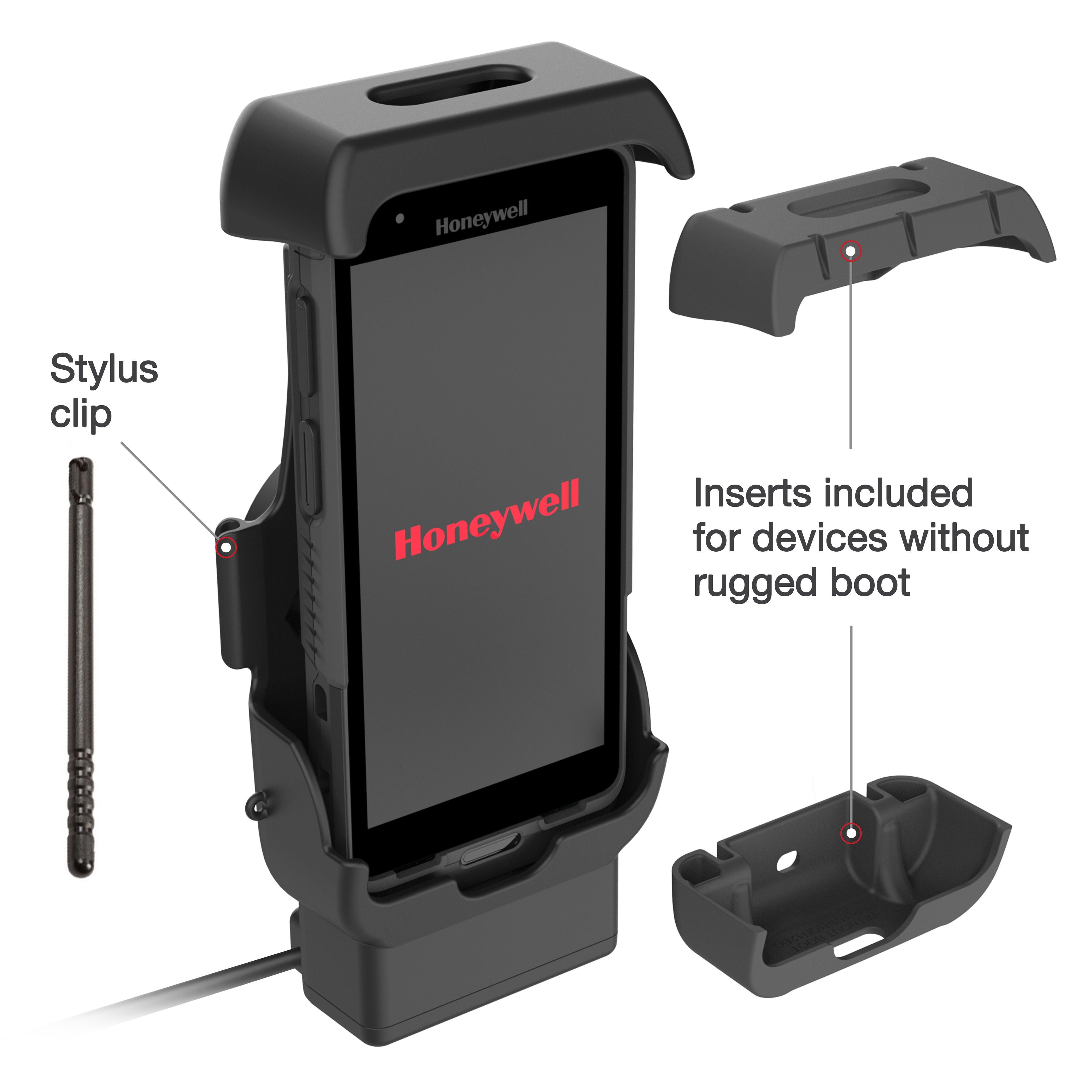 RAM-HOL-HON12PLU:RAM-HOL-HON12PLU_1:RAM® Locking Powered Dock for Honeywell CT40/45/47
