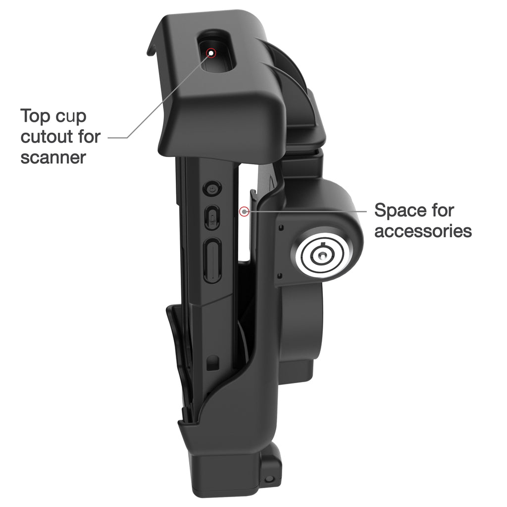 RAM-HOL-HON12PLU:RAM-HOL-HON12PLU_1:RAM® Locking Powered Dock for Honeywell CT40/45/47