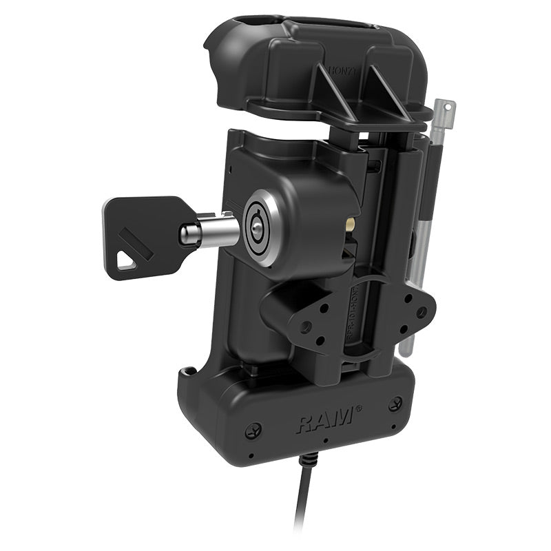 RAM-HOL-HON7KLU:RAM-HOL-HON7KLU_1:RAM® Key-Locking Form-Fit Powered Dock for Honeywell CT50, CT60 Series
