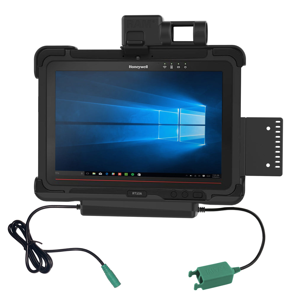 RAM-HOL-HON9PD2U:RAM-HOL-HON9PD2U_1:RAM® Power + Dual USB Dock for Honeywell RT10 Tablet