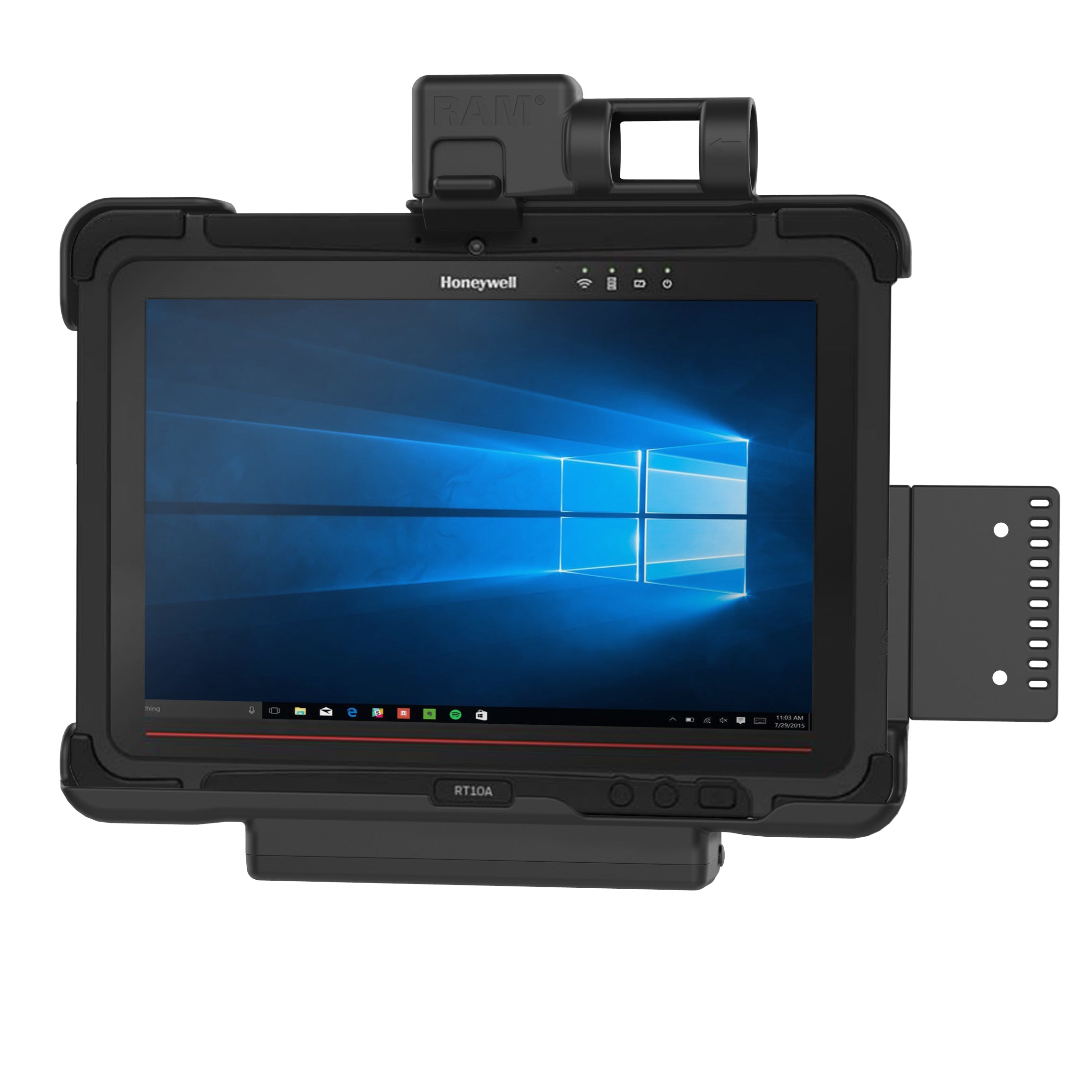 RAM-HOL-HON9U:RAM-HOL-HON9U_1:RAM® Form-Fit Holder for Honeywell RT10 Tablet
