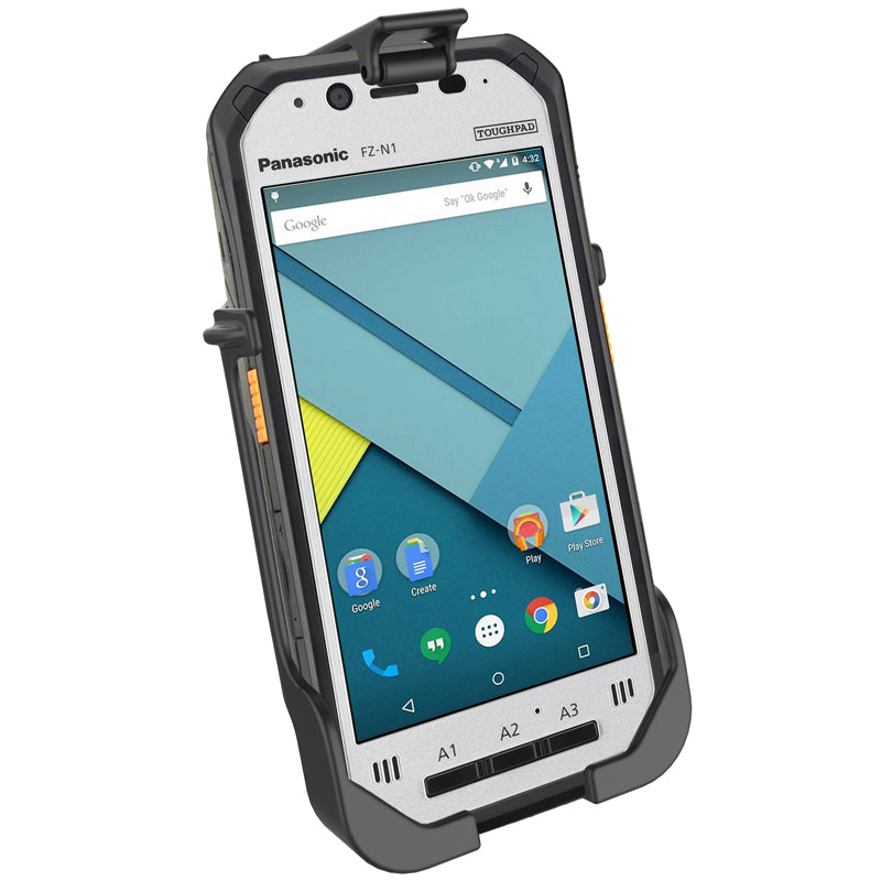 RAM-HOL-PAN10U:RAM-HOL-PAN10U_1:RAM® EZ-Roll’r™ Cradle for Panasonic Toughpad FZ-N1 & FZ-F1