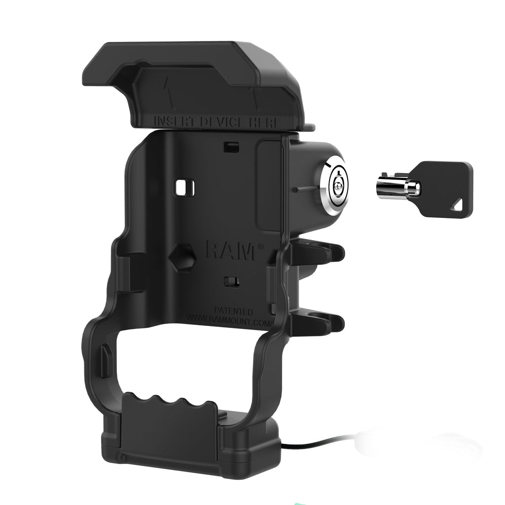 RAM-HOL-PAN11PKLU:RAM-HOL-PAN11PKLU_1:RAM® Powered Key-Locking Cradle for Panasonic Toughbook FZ-N1 & FZ-F1