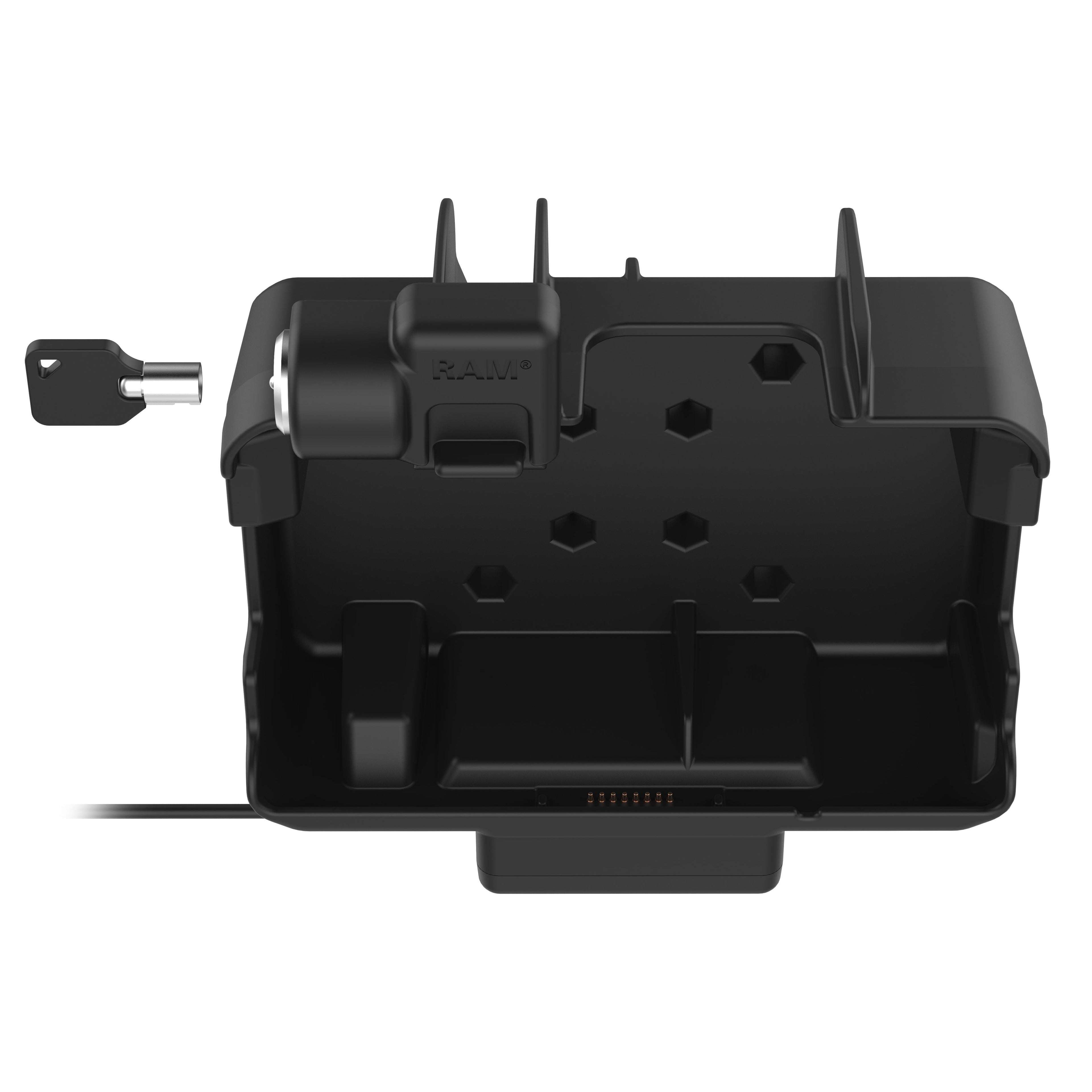 RAM-HOL-PAN15PKLU:RAM-HOL-PAN15PKLU_1:RAM® Key Locking Powered Dock for Panasonic FZ-S1 & FZ-L1