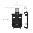 RAM-HOL-PD3U:RAM-HOL-PD3U_1:RAM® Quick-Grip™ Phone Holder