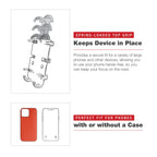 RAM-HOL-PD4-400-1RU:RAM-HOL-PD4-400-1RU_1:RAM® Quick-Grip™ XL Phone Mount with Rotating Low-Profile Tough-Claw™