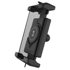RAM-HOL-PD7B-W2MU:RAM-HOL-PD7B-W2MU_1:RAM® Quick-Grip™ Pro XL with Ball & Qi2 15W Wireless Charger