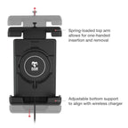 RAM-HOL-PD7B-W2MU:RAM-HOL-PD7B-W2MU_1:RAM® Quick-Grip™ Pro XL with Ball & Qi2 15W Wireless Charger