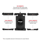 RAM-HOL-PD7V-400-1U:RAM-HOL-PD7V-400-1U_1:RAM® Quick-Grip™ Pro XL Vibration Damping Phone Mount with Tough-Claw™