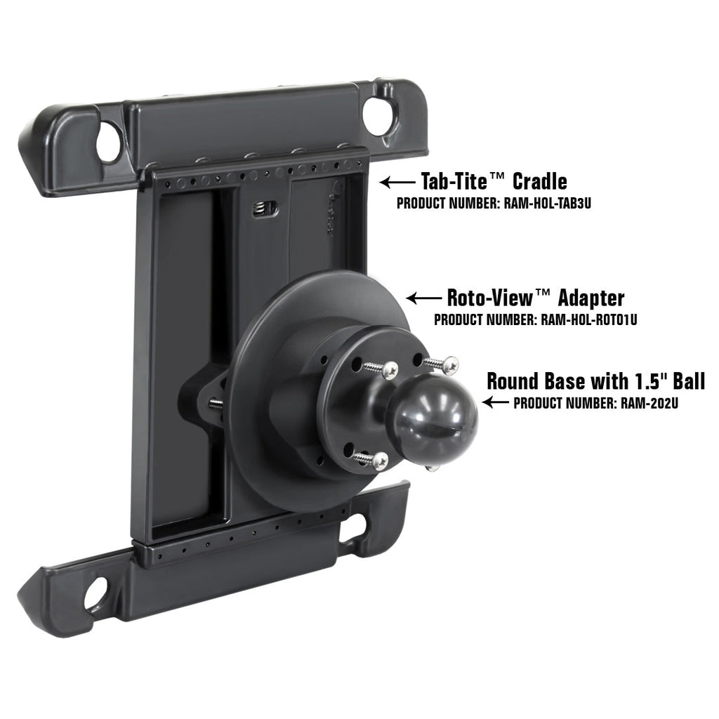 RAM-HOL-ROTO1U:RAM-HOL-ROTO1U_1:RAM® Roto-View™ Adapter Plate