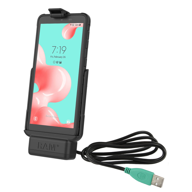 RAM-HOL-SAM10PU:RAM-HOL-SAM10PU_1:RAM® Powered Dock for Samsung XCover 5