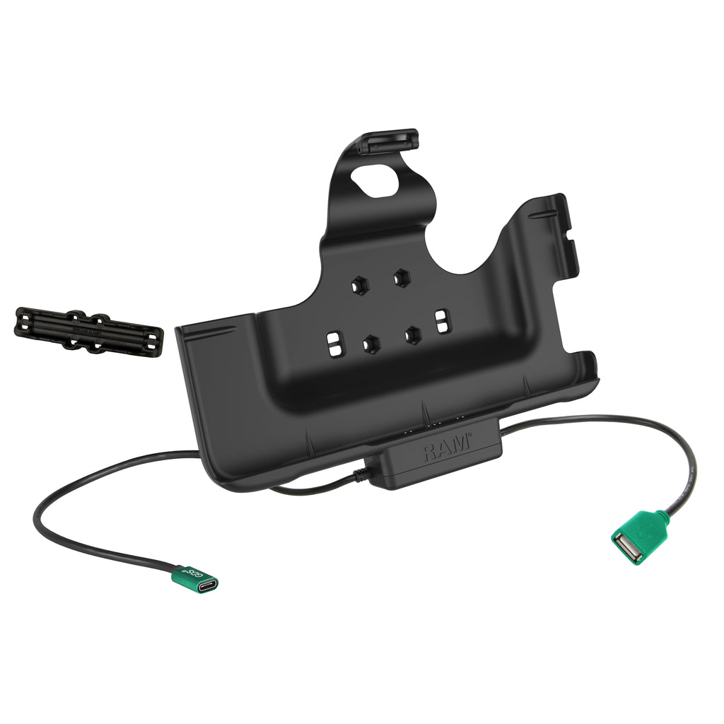 RAM-HOL-SAM52CP-1AU:RAM-HOL-SAM52CP-1AU_1:RAM® EZ-Roll'r™ Power & Data Dock for Tab Active5 Pro & 4 Pro