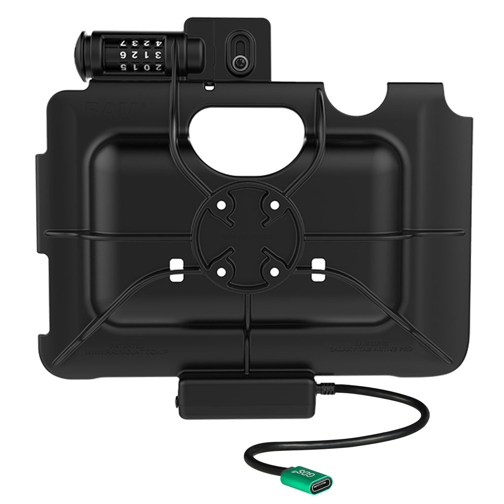 RAM-HOL-SAM57CPCLU:RAM-HOL-SAM57CPCLU_1:RAM® Combo-Locking USB-C Dock for Tab Active5 Pro & 4 Pro