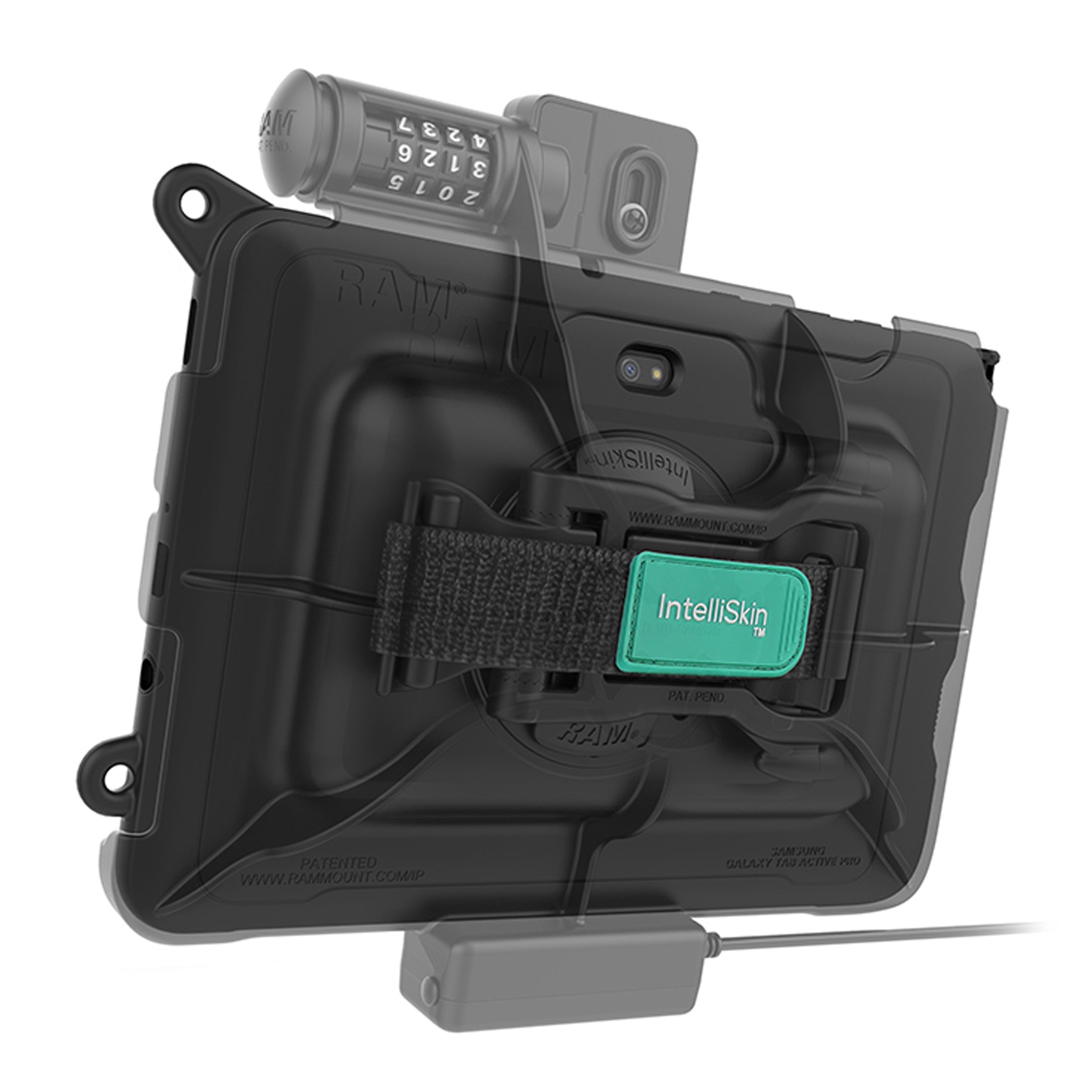 RAM-HOL-SAM57CPCLU:RAM-HOL-SAM57CPCLU_1:RAM® Combo-Locking USB-C Dock for Tab Active5 Pro & 4 Pro
