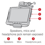 RAM-HOL-SAM57PD2KLU:RAM-HOL-SAM57PD2KLU_1:RAM® Key-Locking Power + Dual USB Data Dock for Tab Active5 Pro & 4 Pro