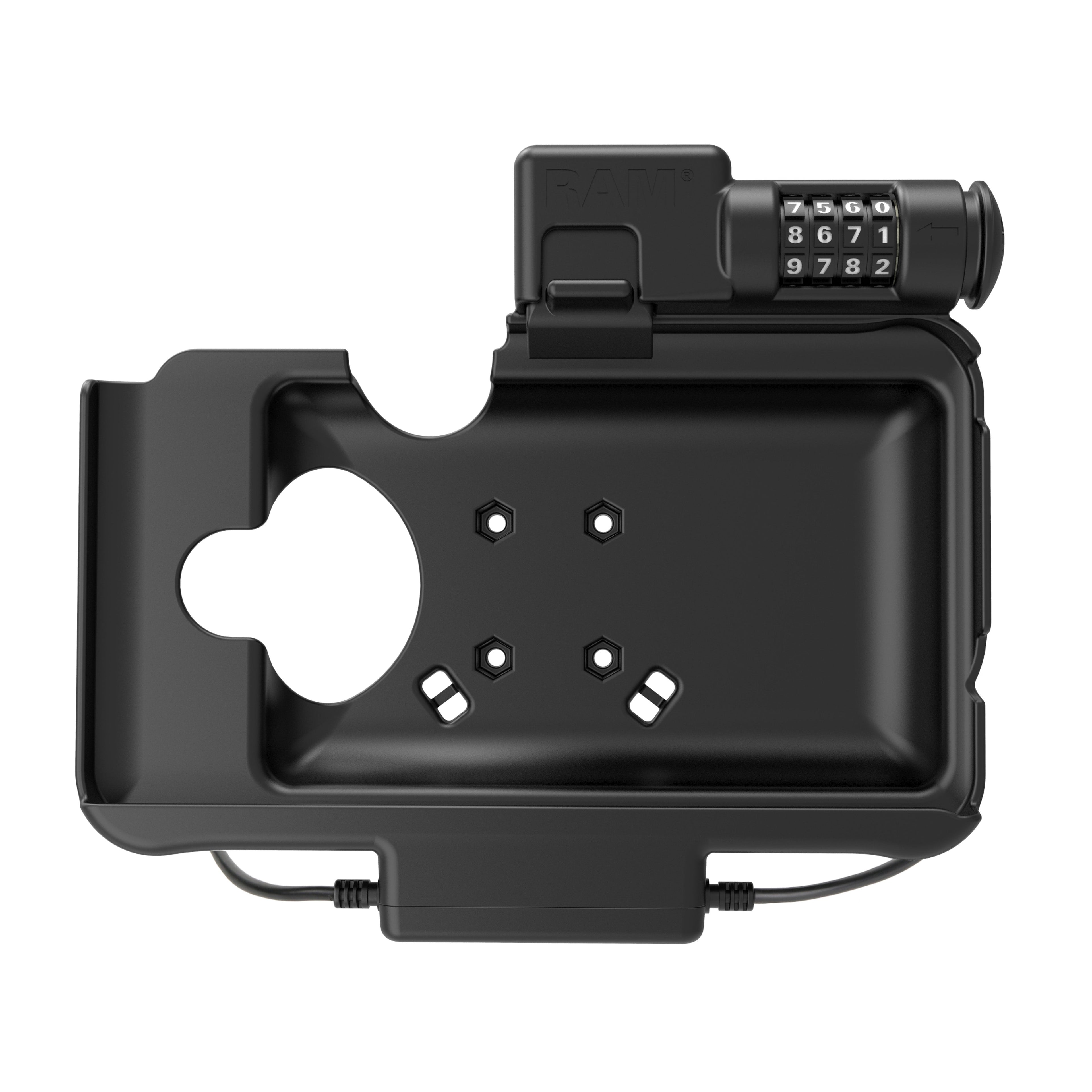 RAM-HOL-SAM58CPCL-1AU:RAM-HOL-SAM58CPCL-1AU_1:RAM® Combo Locking Power + Data Dock for Samsung Tab Active5 & 3