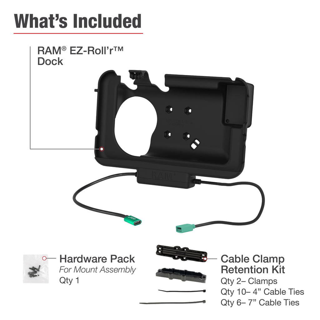 RAM-HOL-SAM60CP-1A-OT1U:RAM-HOL-SAM60CP-1A-OT1U_1:RAM® Power + Data Dock for Tab Active3 with OtterBox uniVERSE