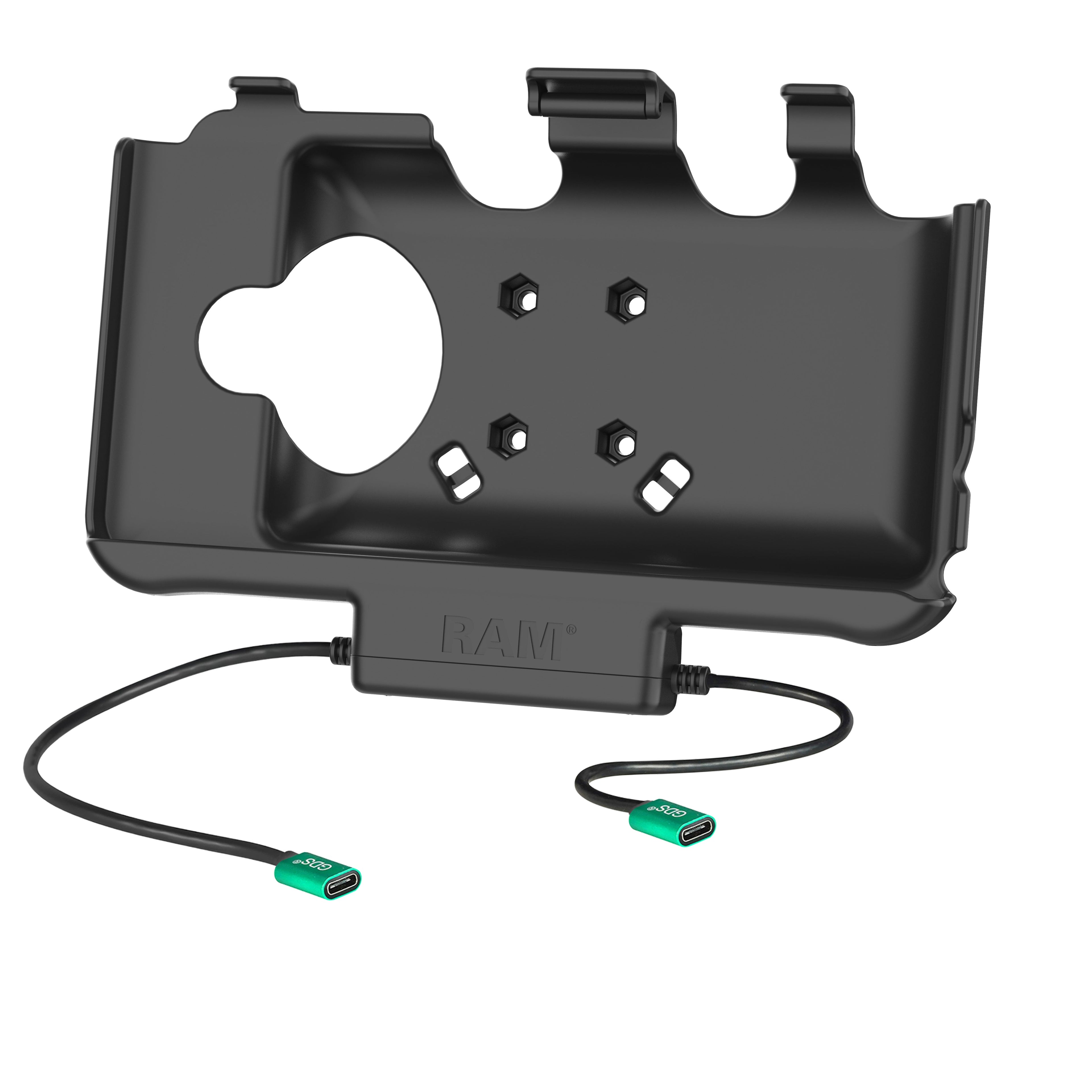 RAM-HOL-SAM60CP-CU:RAM-HOL-SAM60CP-CU_1:RAM® USB-C Powered Dock + USB-C Data for Samsung Tab Active5 & 3