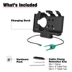 RAM-HOL-SAM60CP-RJ45AU:RAM-HOL-SAM60CP-RJ45AU_1:RAM® USB-C Powered Dock + USB-A & RJ45 Data for Samsung Tab Active5 & 3