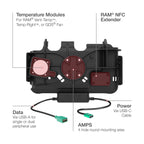 RAM-HOL-SAM60CPN-1AU:RAM-HOL-SAM60CPN-1AU_1:RAM® EZ-Roll'r™ Modular Power + Single USB Dock Samsung Tab Active5 & 3