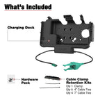 RAM-HOL-SAM60CPN-CAU:RAM-HOL-SAM60CPN-CAU_1:RAM® USB-C Modular Dock + USB-C & USB-A Data for Samsung Tab Active5 & 3