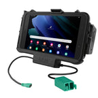 RAM-HOL-SAM60PD2NU:RAM-HOL-SAM60PD2NU_1:RAM® EZ Roll'r™ Modular Dual USB Dock for Samsung Tab Active5 & 3
