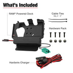 RAM-HOL-SAM61PD2U:RAM-HOL-SAM61PD2U_1:RAM® Power + Dual USB Dock for Tab Active5 & 3 with Speaker Box