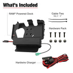 RAM-HOL-SAM61PDU:RAM-HOL-SAM61PDU_1:RAM® Power + Data Dock for Tab Active5 & 3 with Speaker Box