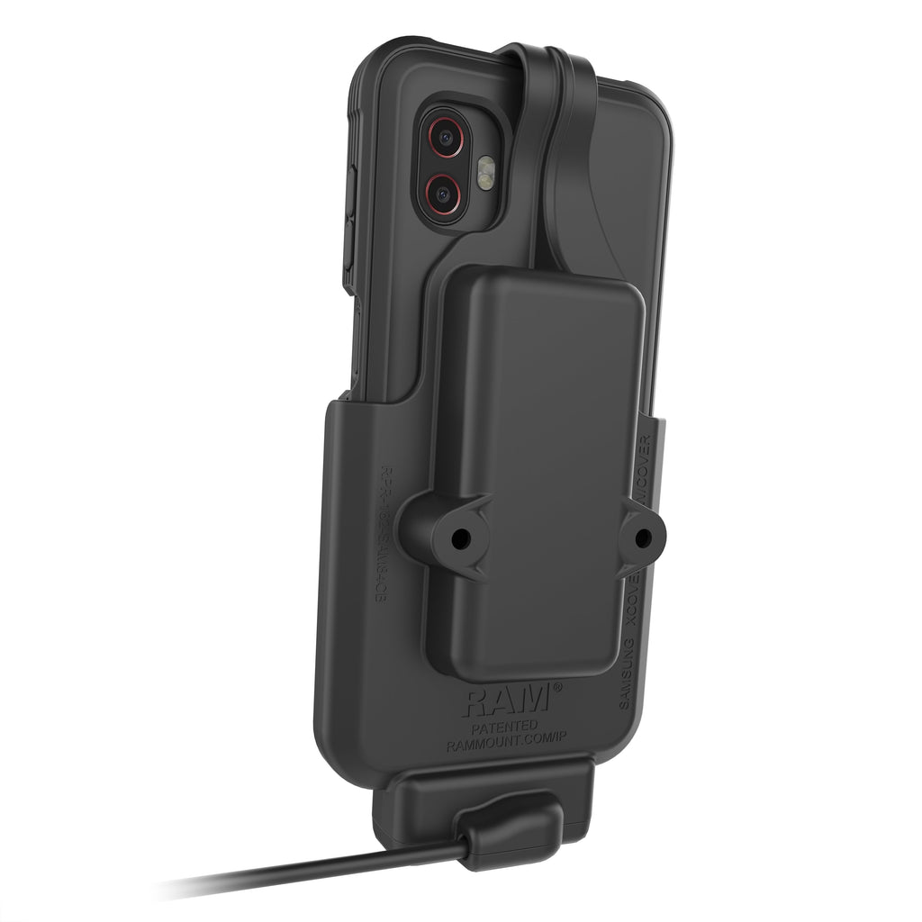 RAM-HOL-SAM84CP-1U:RAM-HOL-SAM84CP-1U_1:RAM® EZ-Roll'r™ Dock for XCover7, 7 Pro & 6 Pro with OEM or RAM® Skin™
