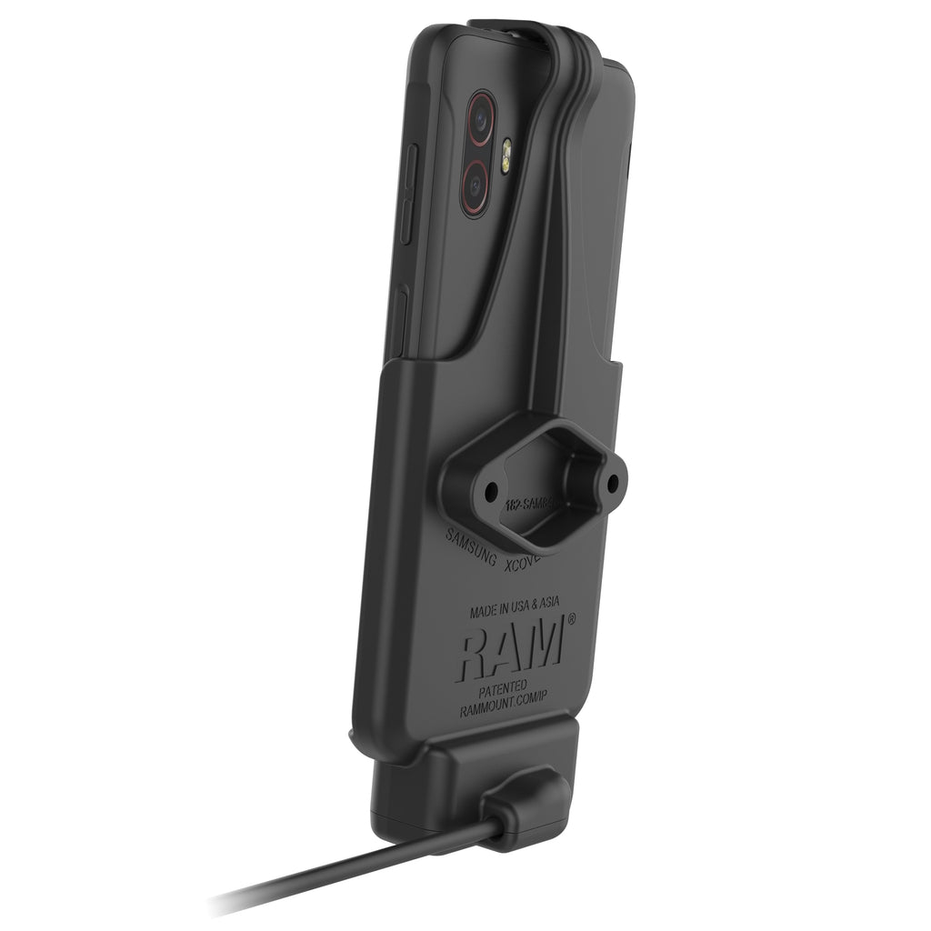 RAM-HOL-SAM84PU:RAM-HOL-SAM84PU_1:RAM® EZ-Roll'r™ Dock for Samsung XCover7 Pro & 6 Pro Without Case