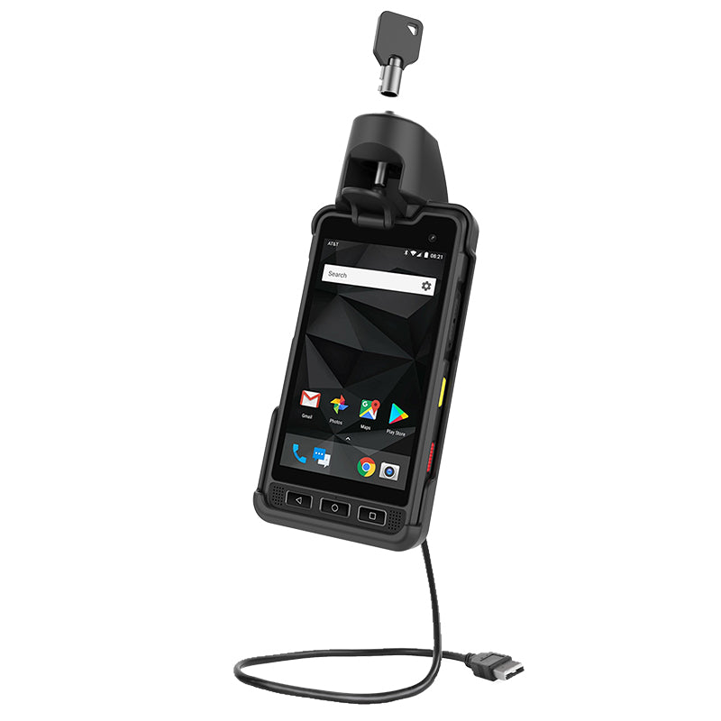 RAM-HOL-SNM2PLU:RAM-HOL-SNM2PLU_1:RAM® EZ-Roll'r™ Powered Locking Dock for Sonim XP8