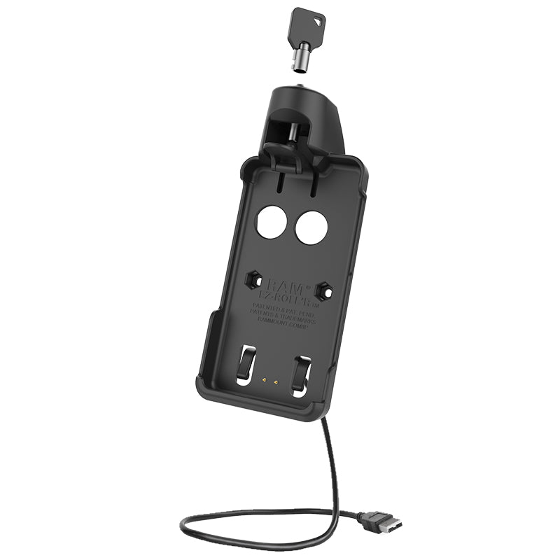 RAM-HOL-SNM2PLU:RAM-HOL-SNM2PLU_1:RAM® EZ-Roll'r™ Powered Locking Dock for Sonim XP8