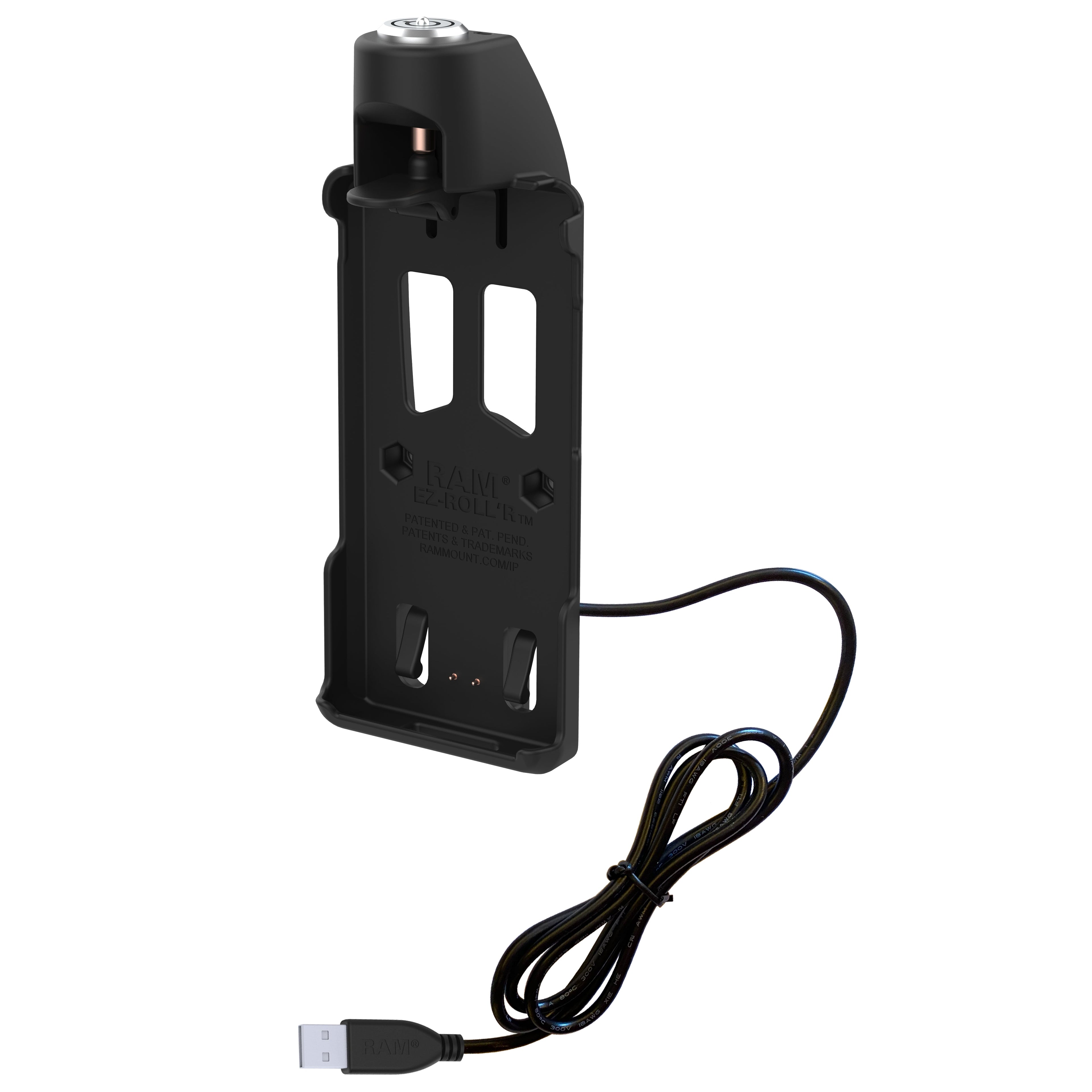 RAM-HOL-SNM4PLU:RAM-HOL-SNM4PLU_1:RAM® EZ-Roll'r™ Powered Locking Dock for Sonim XP10