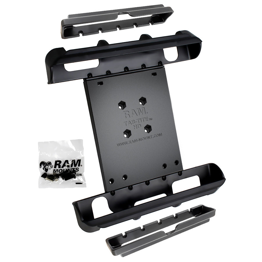 RAM-HOL-TAB-IPADU:RAM-HOL-TAB-IPADU_1:RAM® Tab-Tite™ Holder with Cup Ends for iPad mini 1-3 & iPad 1-4