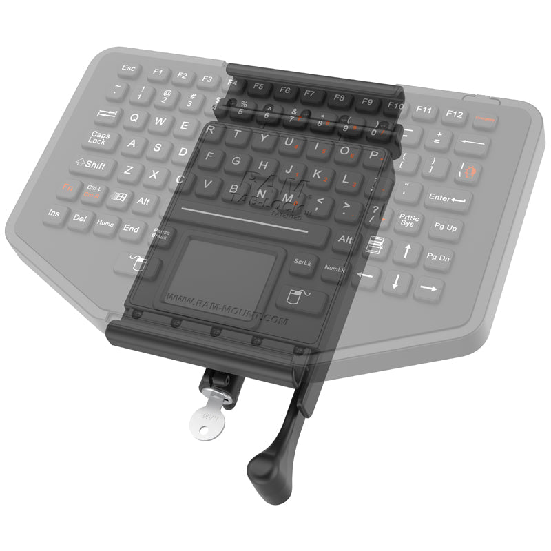 RAM-HOL-TABL-KBU:RAM-HOL-TABL-KBU_1:RAM® Tab-Lock™ Locking Holder for GDS® Keyboard™