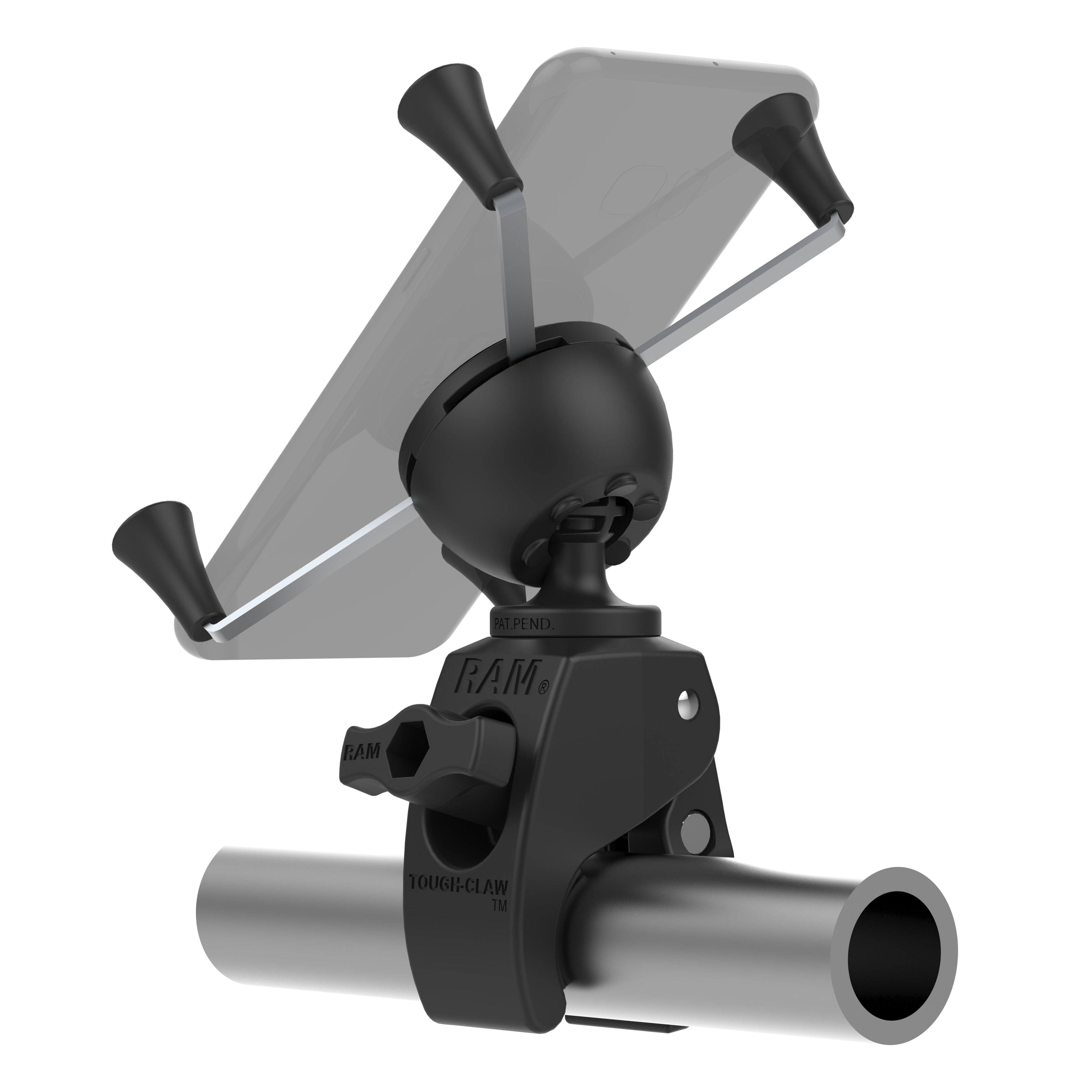 RAM-HOL-UN10-400U:RAM-HOL-UN10-400U_1:RAM® X-Grip® Large Phone Mount with RAM® Snap-Link™ Tough-Claw™