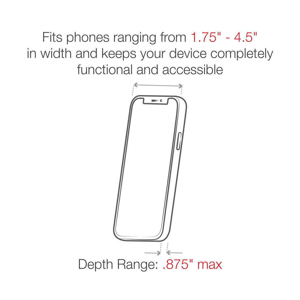RAM-HOL-UN10-400U:RAM-HOL-UN10-400U_1:RAM® X-Grip® Large Phone Mount with RAM® Snap-Link™ Tough-Claw™