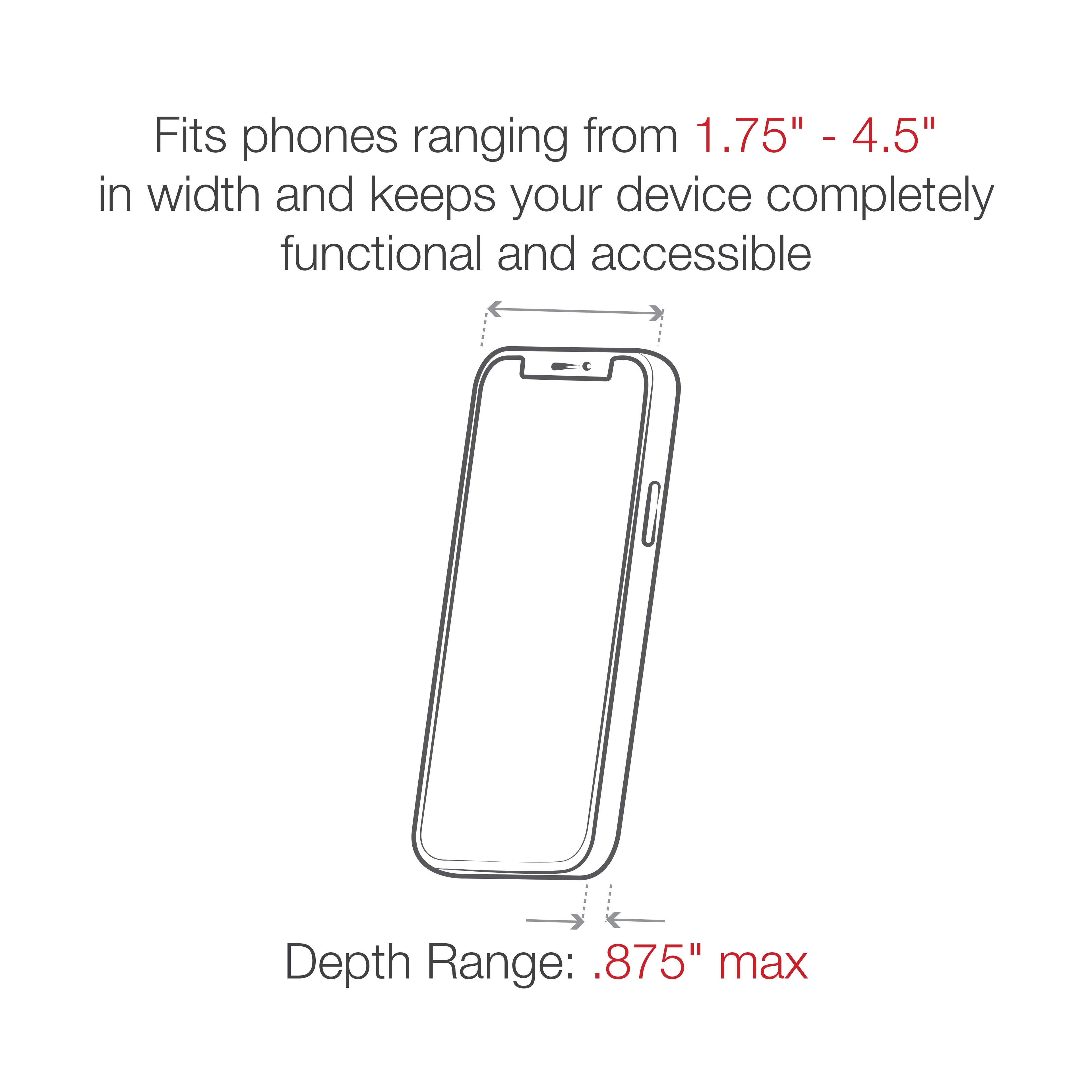 RAM-HOL-UN10-400U:RAM-HOL-UN10-400U_1:RAM® X-Grip® Large Phone Mount with RAM® Snap-Link™ Tough-Claw™
