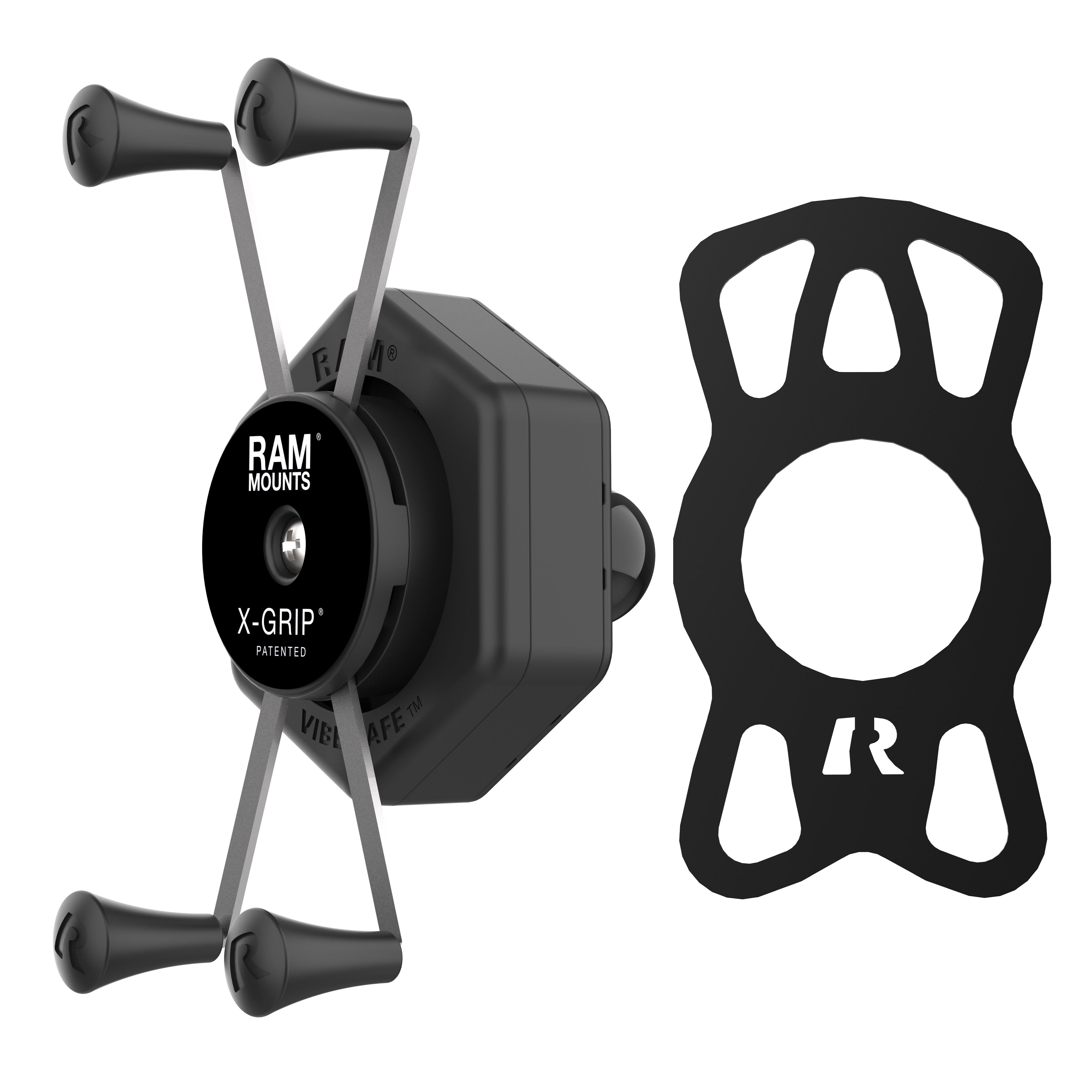 RAM-HOL-UN10B-462:RAM-HOL-UN10B-462_1:RAM® X-Grip® Large Phone Holder with Ball & Vibe-Safe™ Adapter