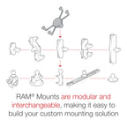 RAM-HOL-UN10BU:RAM-HOL-UN10BU_1:RAM® X-Grip® Large Phone Holder with Ball - B Size