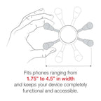 RAM-HOL-UN10U:RAM-HOL-UN10U_1:RAM® X-Grip® Large Phone Holder with RAM® Snap-Link™ Socket