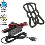 RAM-HOL-UN12WB-V7M-1:RAM-HOL-UN12WB-V7M-1_1:RAM® Tough-Charge™ 15W Waterproof Wireless Charging Holder with Charger