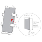 RAM-HOL-UN4U:RAM-HOL-UN4U_1:RAM® Finger-Grip™ Universal GPS and Radio Holder