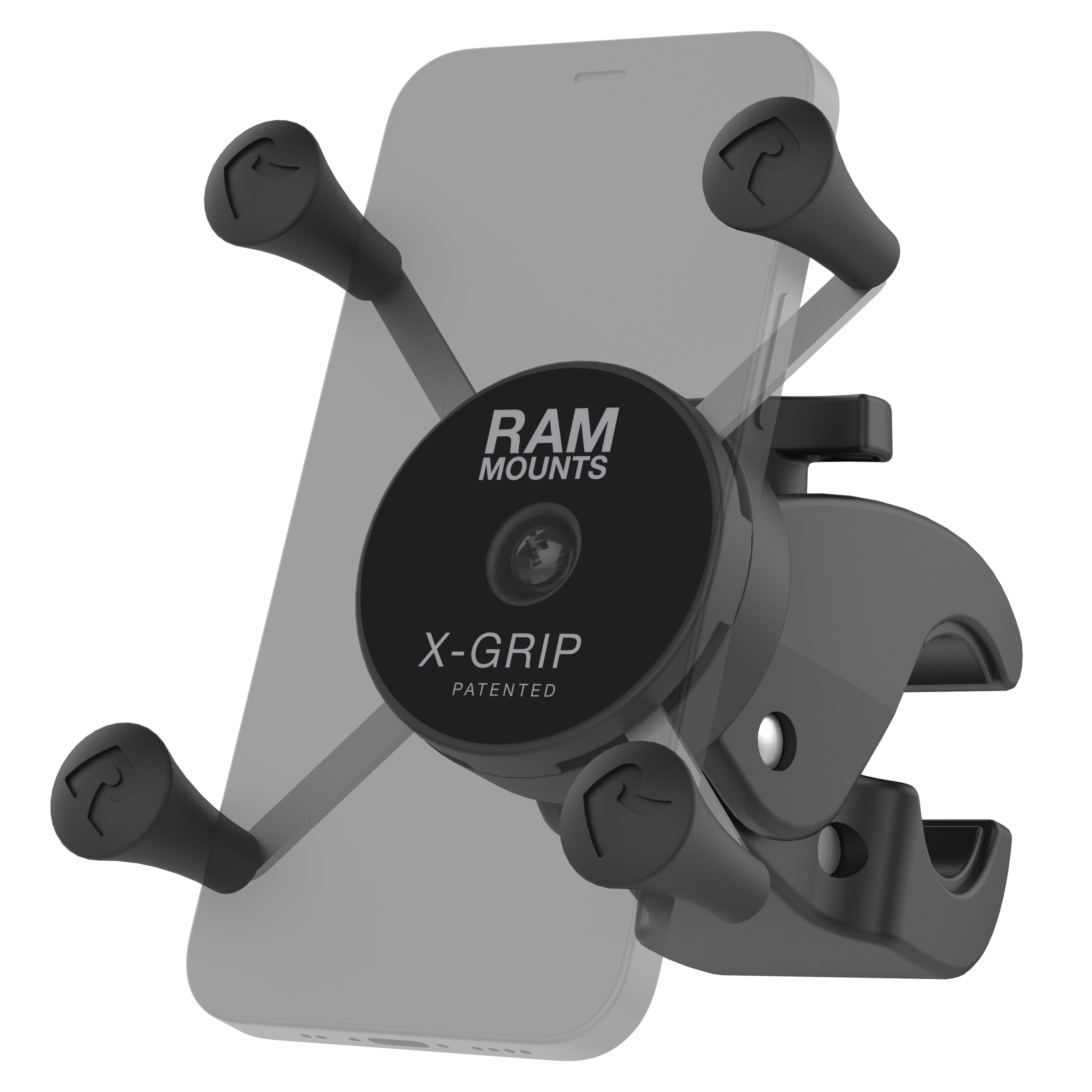 RAM-HOL-UN7-404-2U:RAM-HOL-UN7-404-2U_1:RAM® X-Grip® Phone Mount with Low-Profile Medium Tough-Claw™
