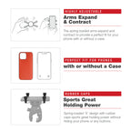 RAM-HOL-UN7-404-2U:RAM-HOL-UN7-404-2U_1:RAM® X-Grip® Phone Mount with Low-Profile Medium Tough-Claw™
