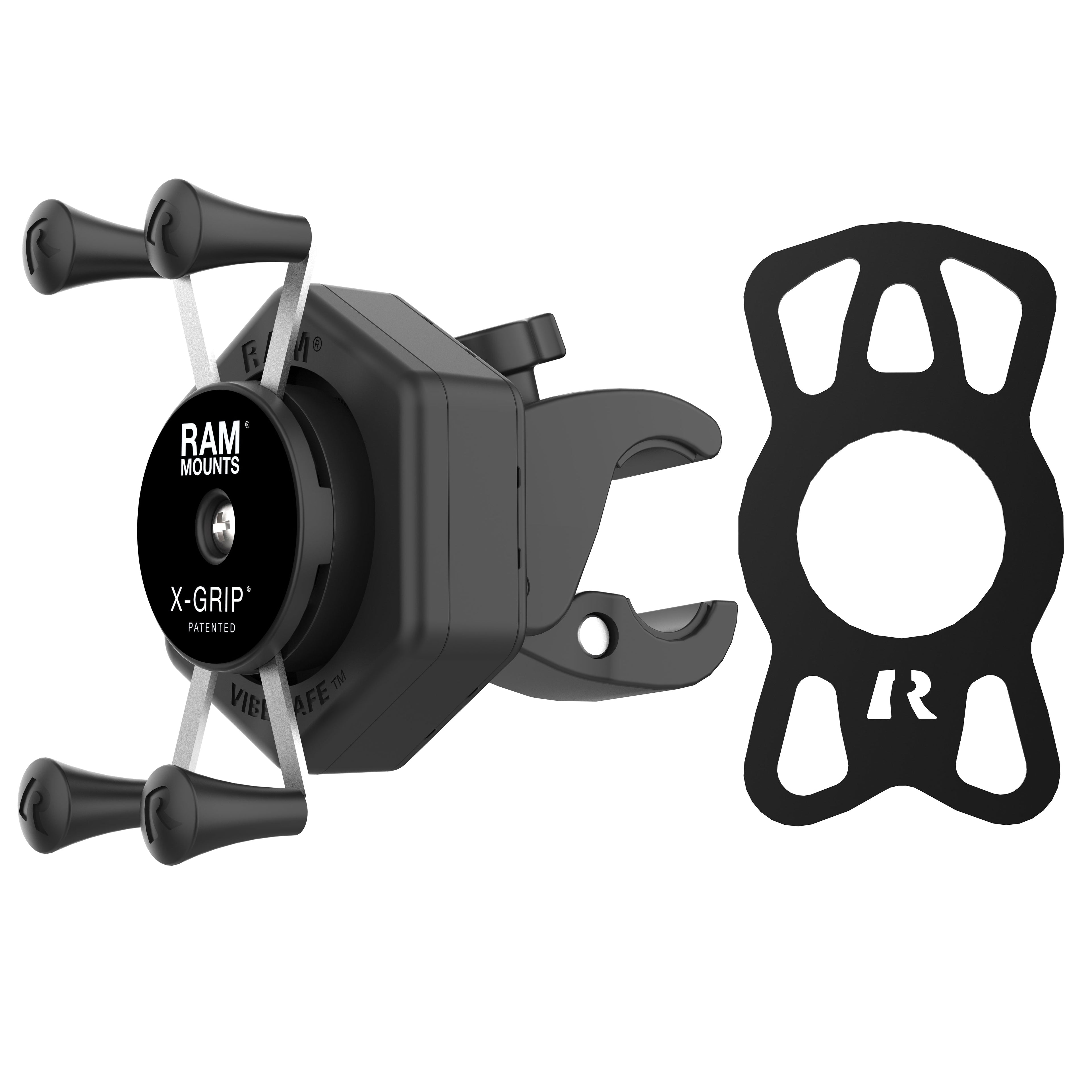 RAM-HOL-UN7-462-400:RAM-HOL-UN7-462-400_1:RAM® X-Grip® Phone Mount with Vibe-Safe™ & Small Tough-Claw™