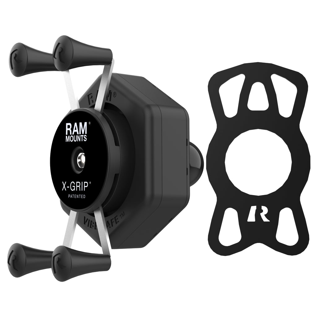 RAM-HOL-UN7B-462:RAM-HOL-UN7B-462_1:RAM® X-Grip® Phone Holder with Ball & Vibe-Safe™ Adapter