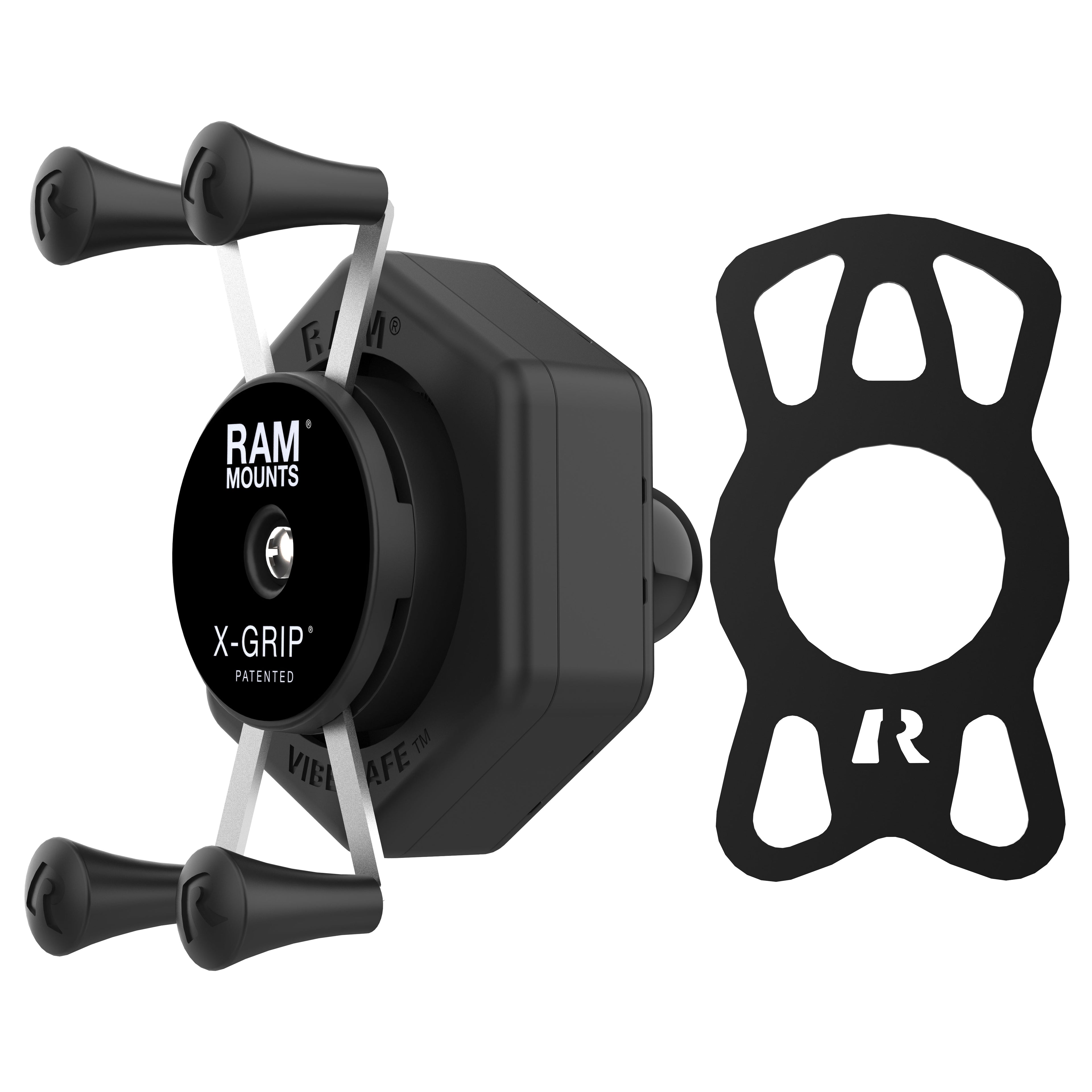 RAM-HOL-UN7B-462:RAM-HOL-UN7B-462_1:RAM® X-Grip® Phone Holder with Ball & Vibe-Safe™ Adapter