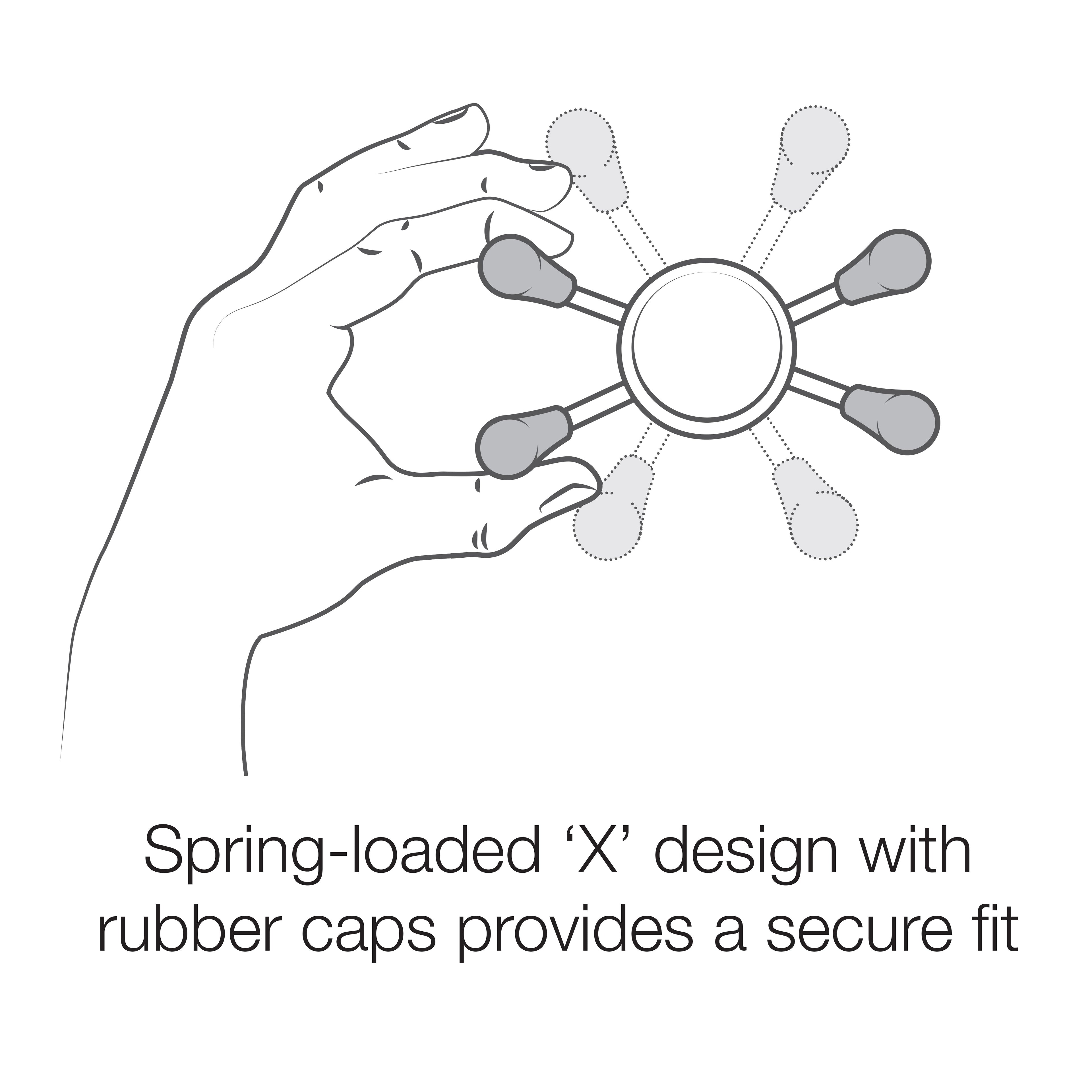 RAM-HOL-UN7BU:RAM-HOL-UN7BU_1:RAM® X-Grip® Universal Phone Holder with Ball - B Size
